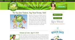 Desktop Screenshot of keylimefestival.com
